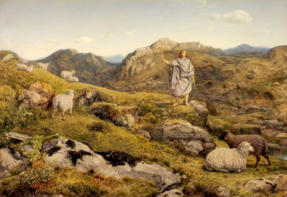 ‘David in the wilderness with sheep’, by William Dice – National Galleries of Scotland, Edinburgh