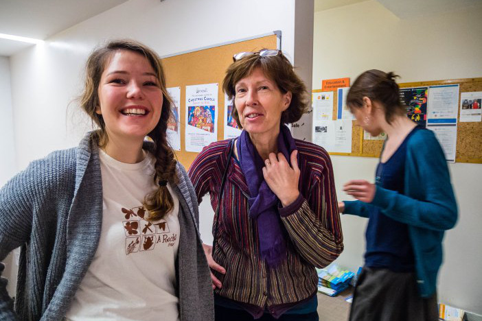 Aline and Sarah at COP21